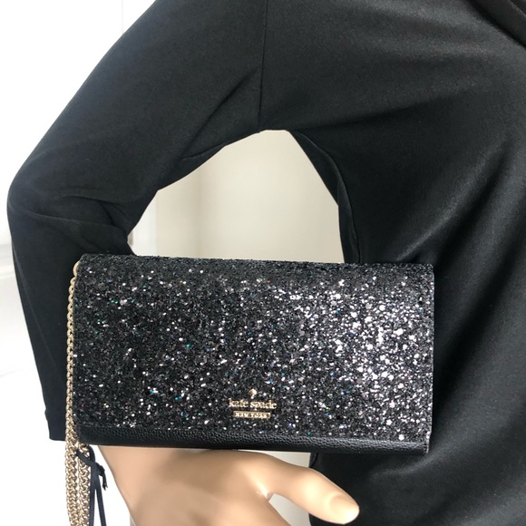 Kate Spade glitter laurel way Clutch wristlet - Picture 7 of 7